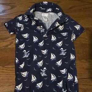 Polo Ralph Lauren Baby One-piece Button Down Outfit